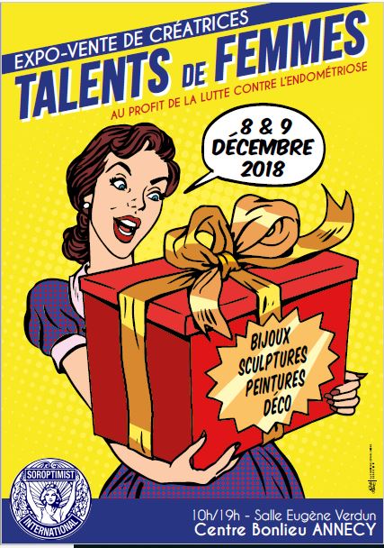 affiche talents de femmes 2018 Annecy