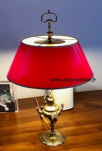 lampe bouillotte-rouge-brillant-pvc-jadecreation-geneve-suisse-200x300